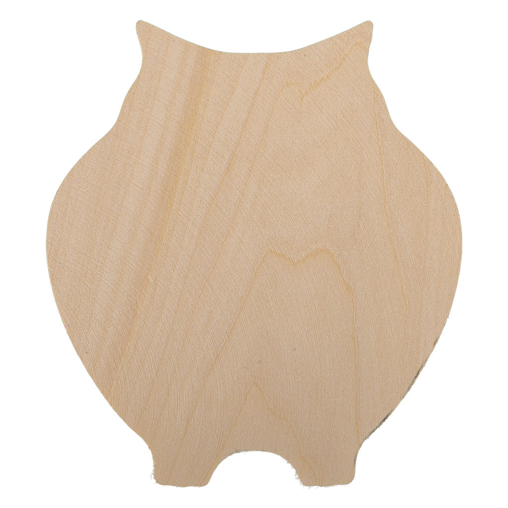 Заготовка для декорирования Mr. Carving ПРМ-15 Заготовка Филин липа 13.5 х 12 х 1.5 см .