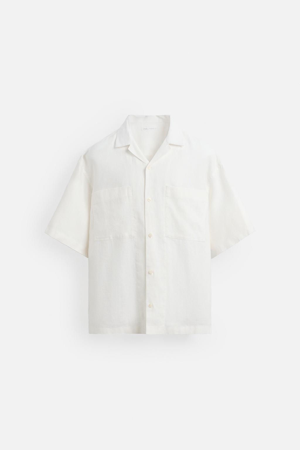 100% LINEN SHIRT - Zara фото 7