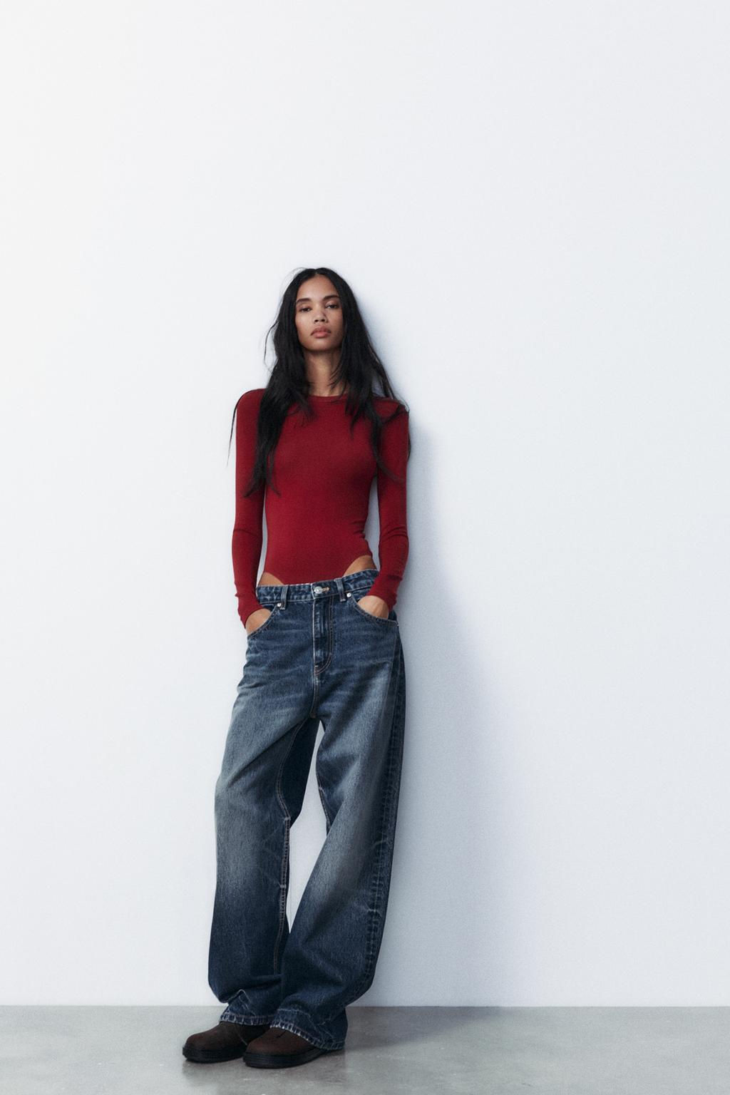 COTTON MODAL BODYSUIT - Zara фото 13