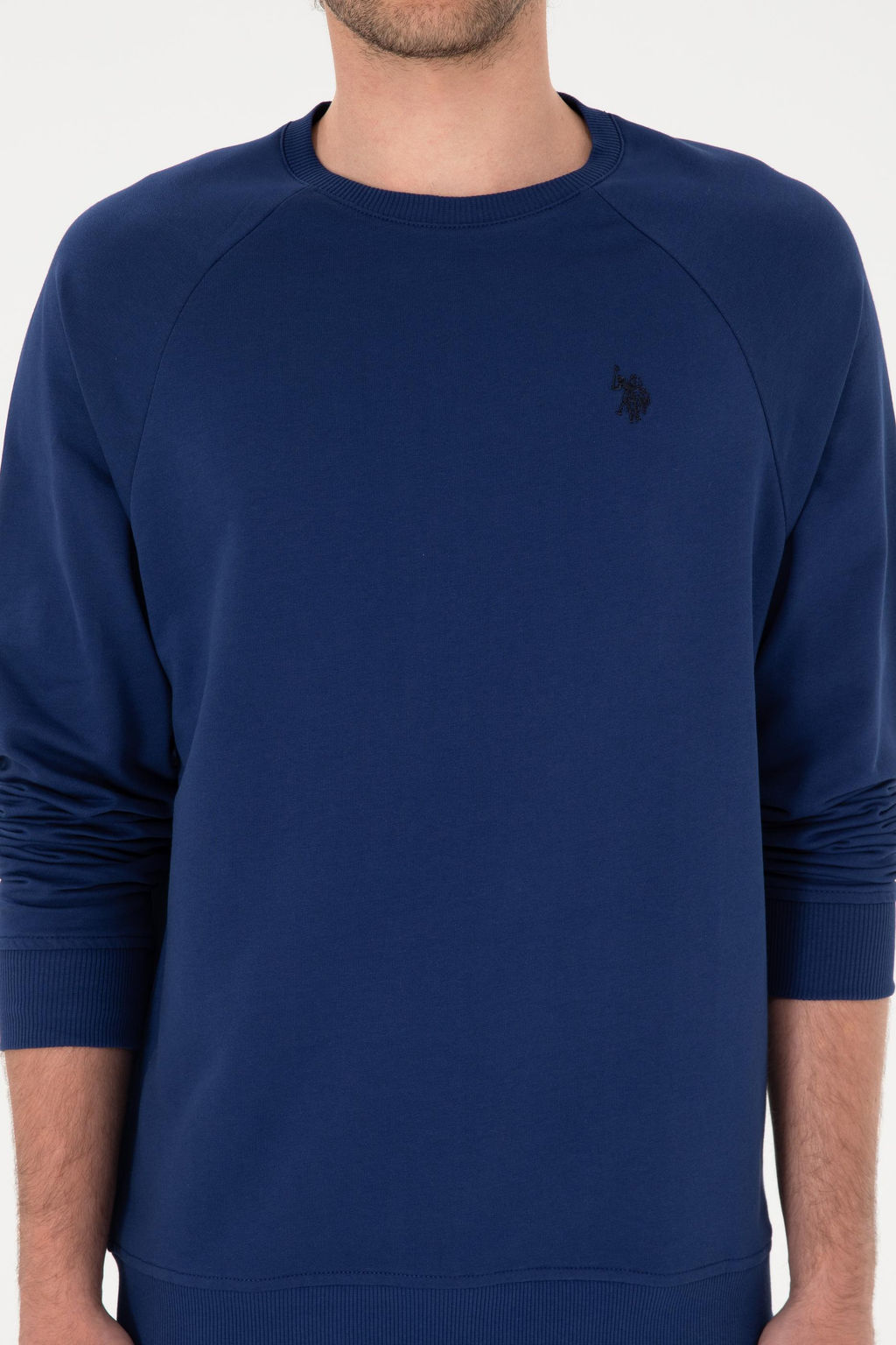 Erkek _ndigo Basic Sweatshirt Sepette S_rpriz _ndirim - U.s. polo assn фото 6