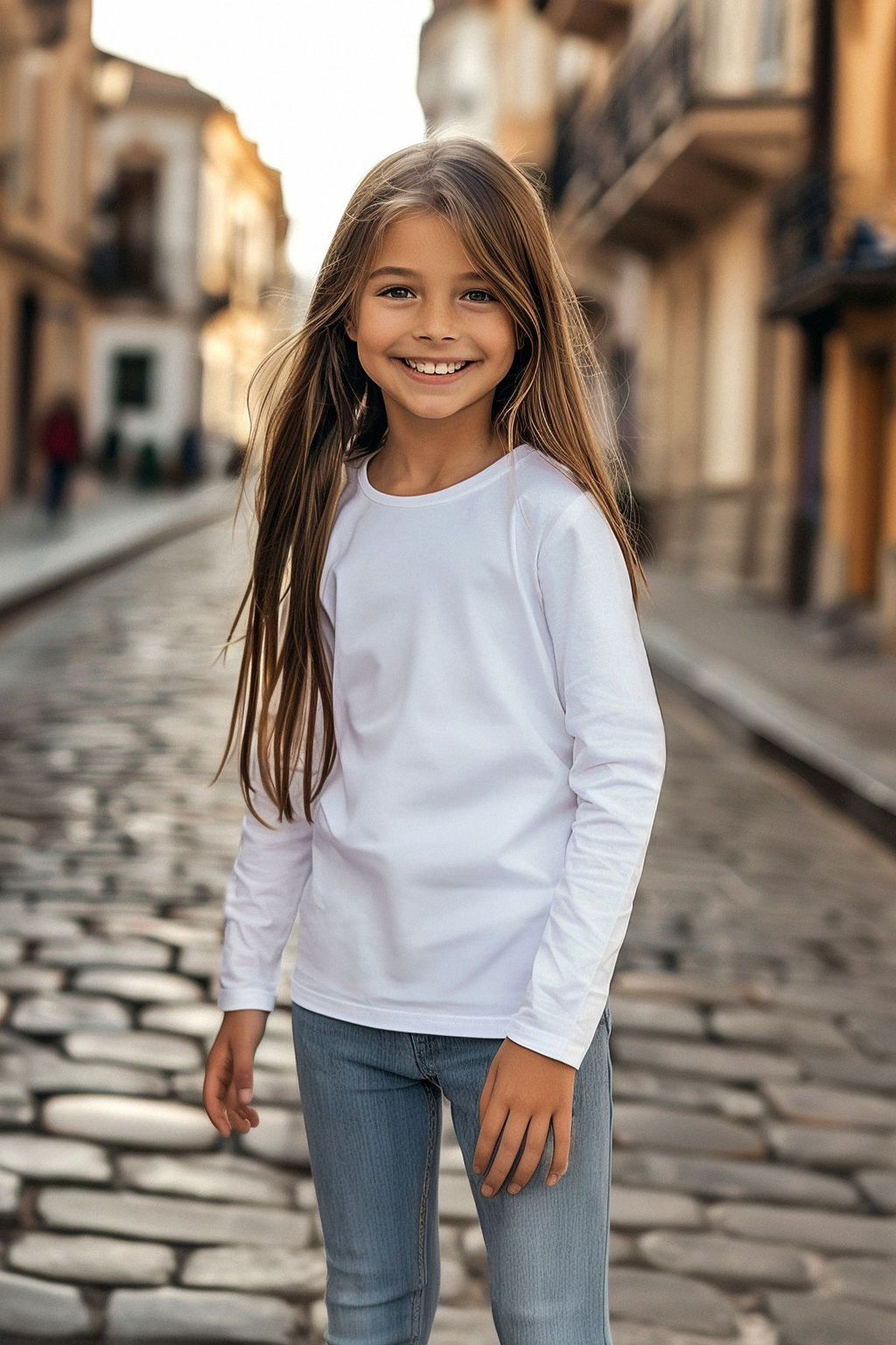 Lacivert*001 K?z Cocuk Duz Basic Bisiklet Yaka Pamuklu Orme T-Shirt TKDAW25TS00000 - Trendyolmilla фото 24