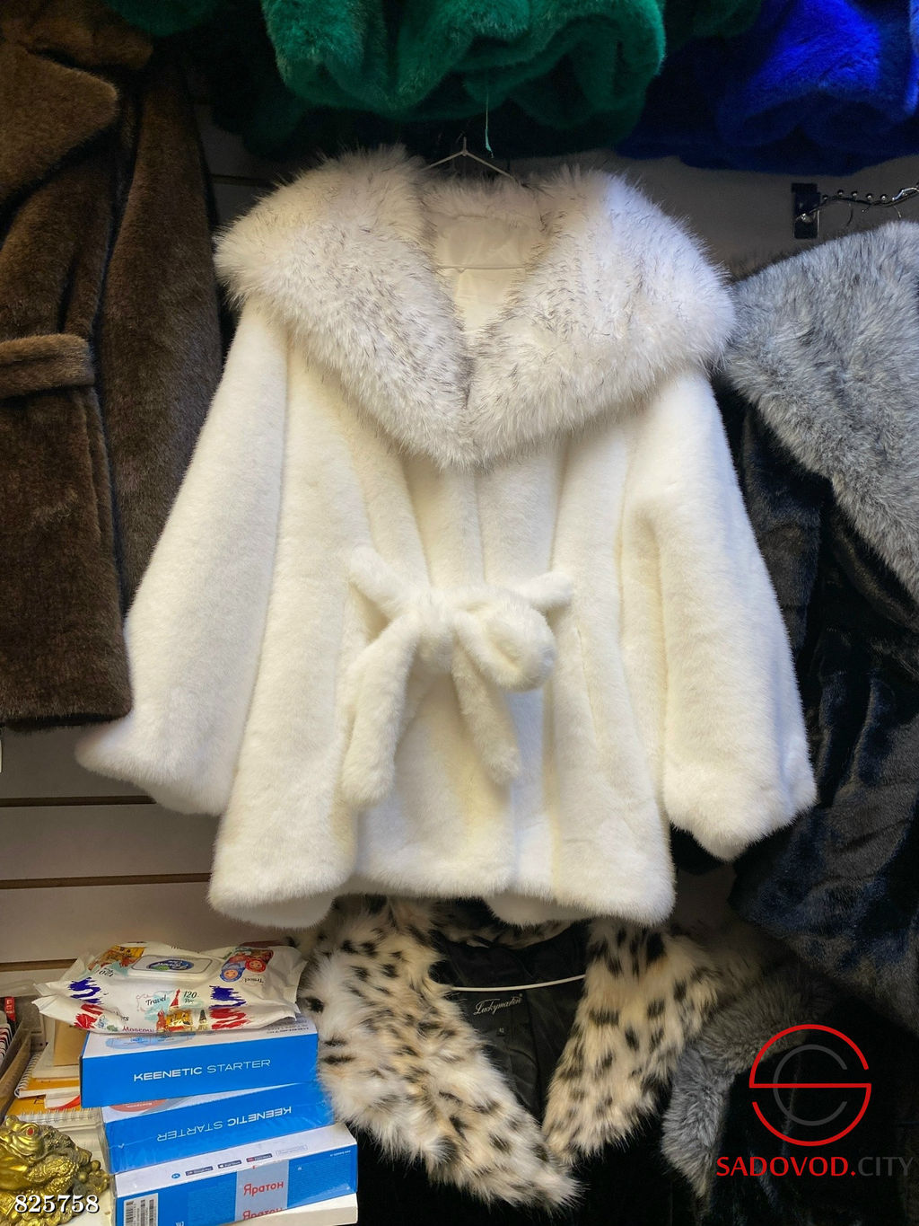 Шуба женская из искусственного меха