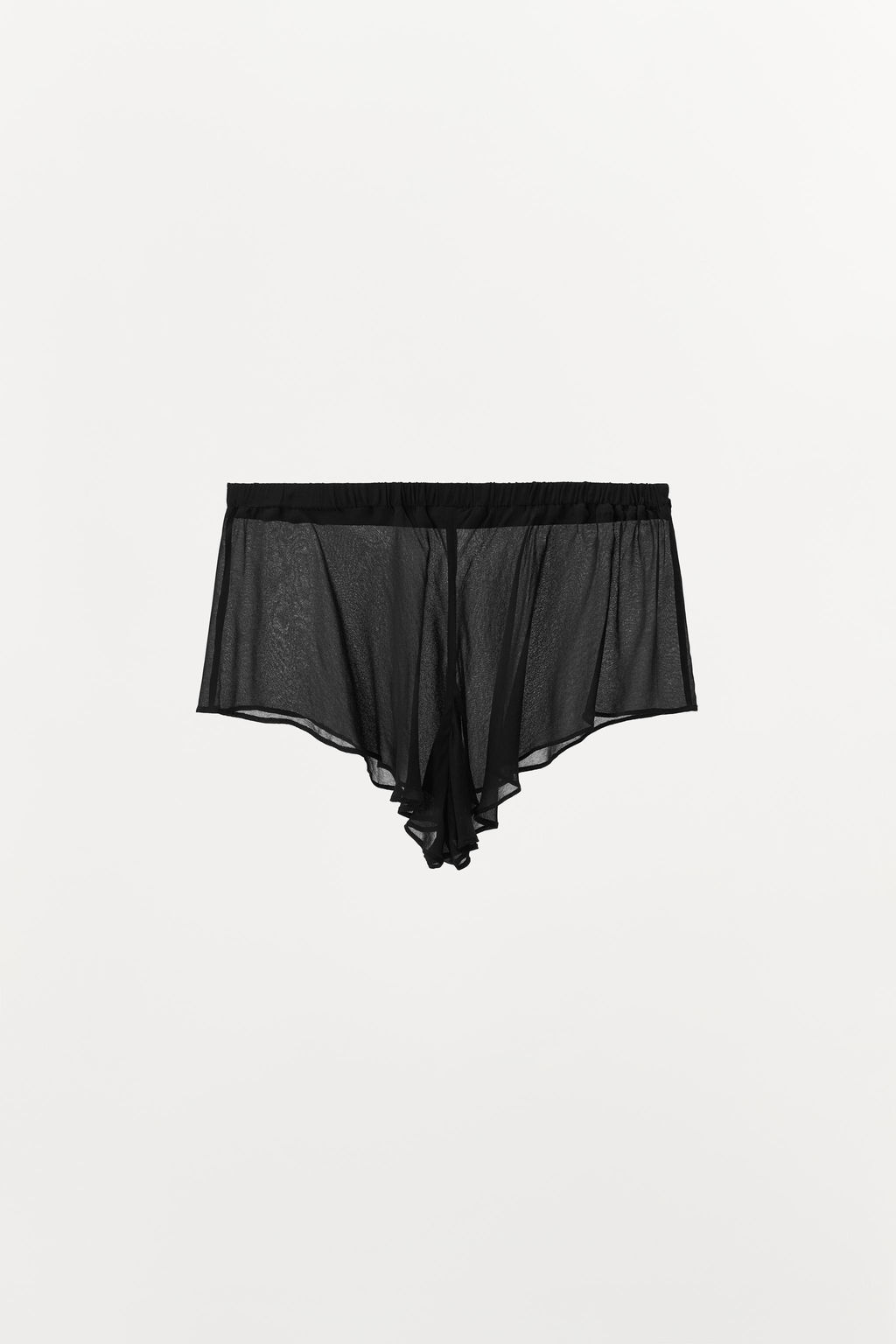 CROCHET TRIM SHORTS - Zara фото 4