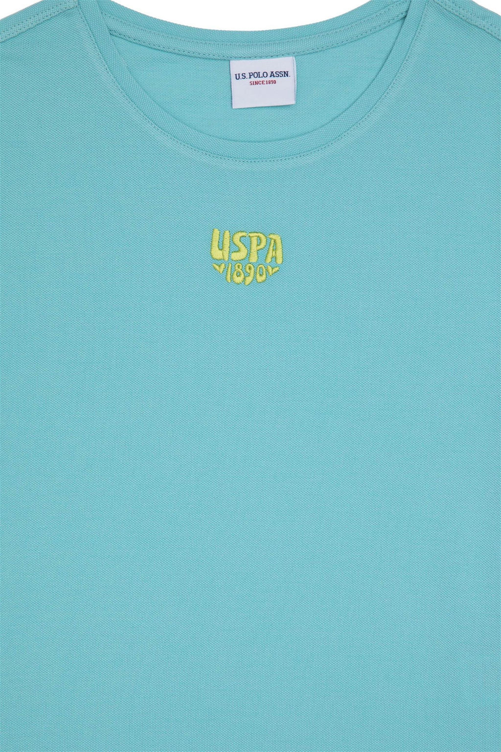 U. S. Polo Assn / Мятная футболка с круглым вырезом для девочек - U.s. polo assn фото 3