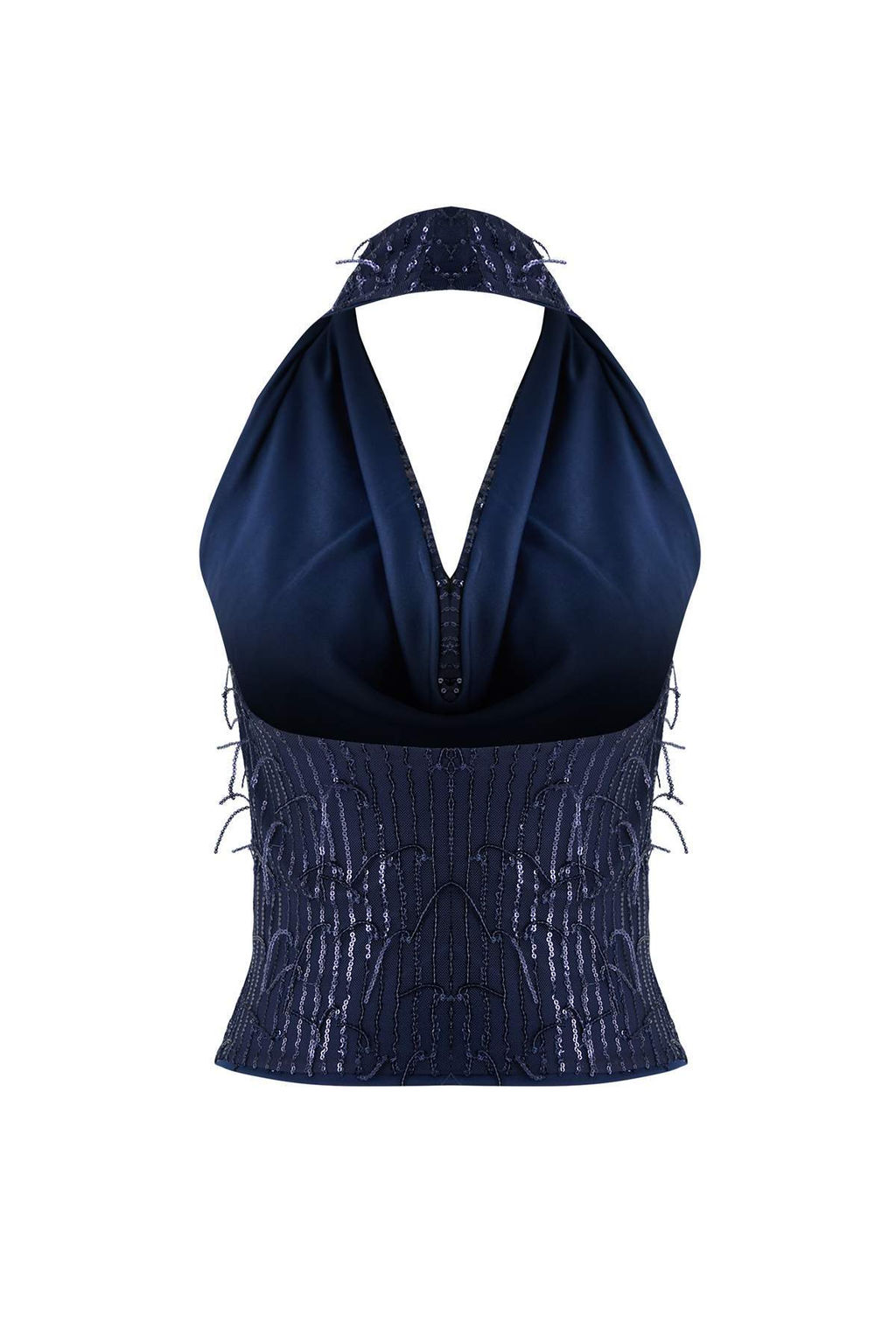 Siyah Degaje Yaka Sacakl? Payet Party Bluz TPRAW26BZ00064 - Trendyolmilla фото 12