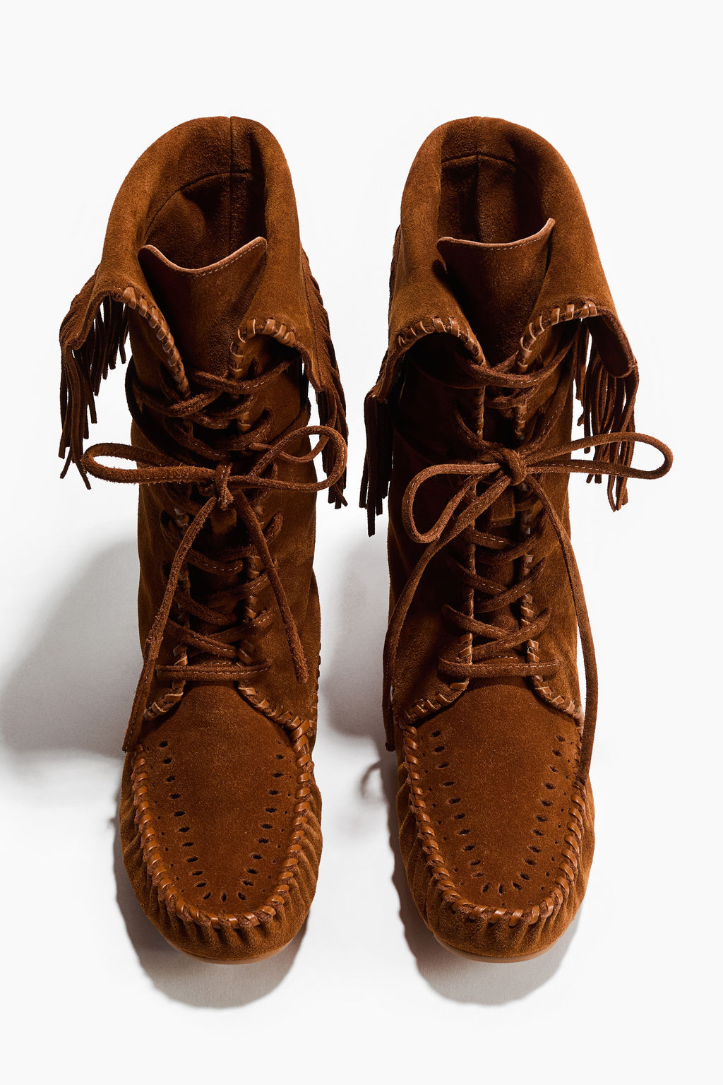 Botas de ante con flecos - H&m фото 3