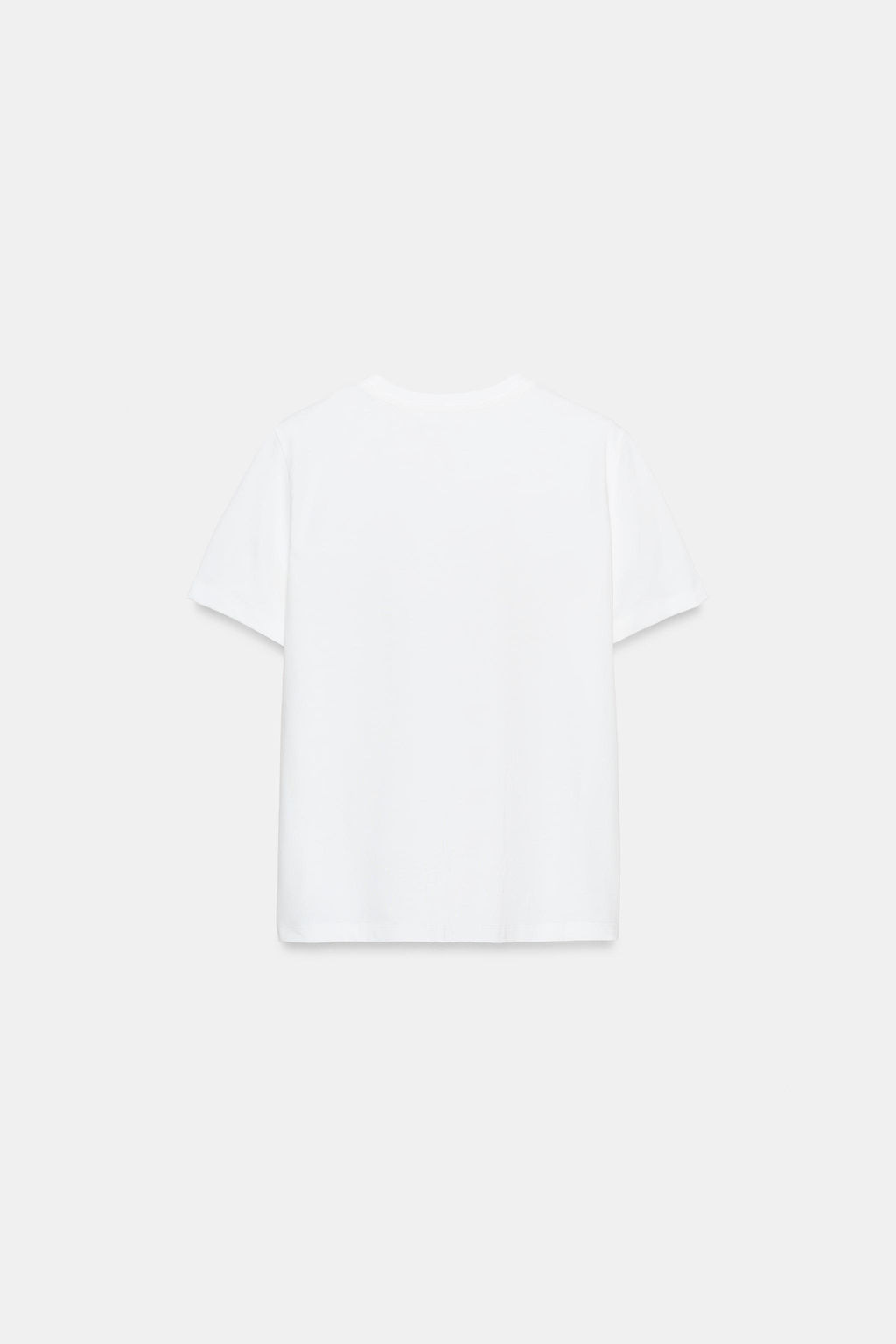 CAMISETA TEXTO BORDADOS / Blanco - Zara фото 2