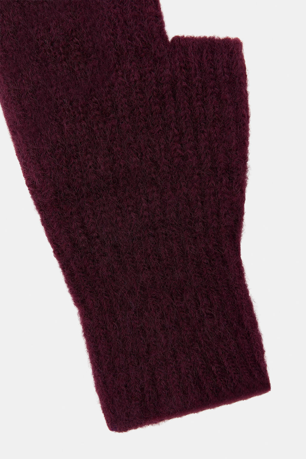 MITONES CORTOS PUNTO / Burgundy - Zara фото 3