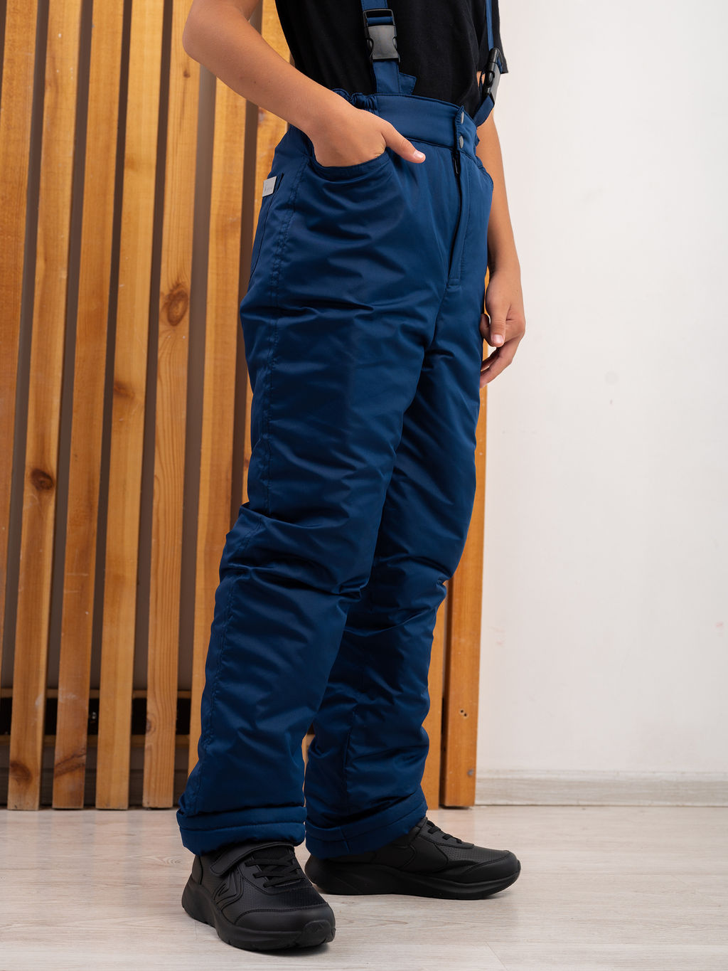 Полукомбинезон зимний для мальчика синий