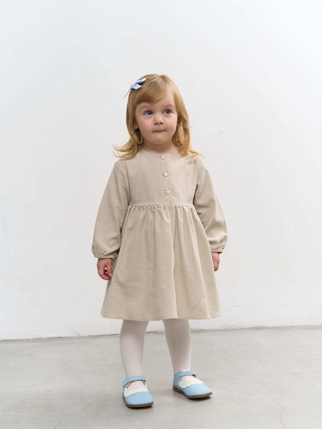 Платье вельветовое Крем-брюле 0+ - Bungly фото 3