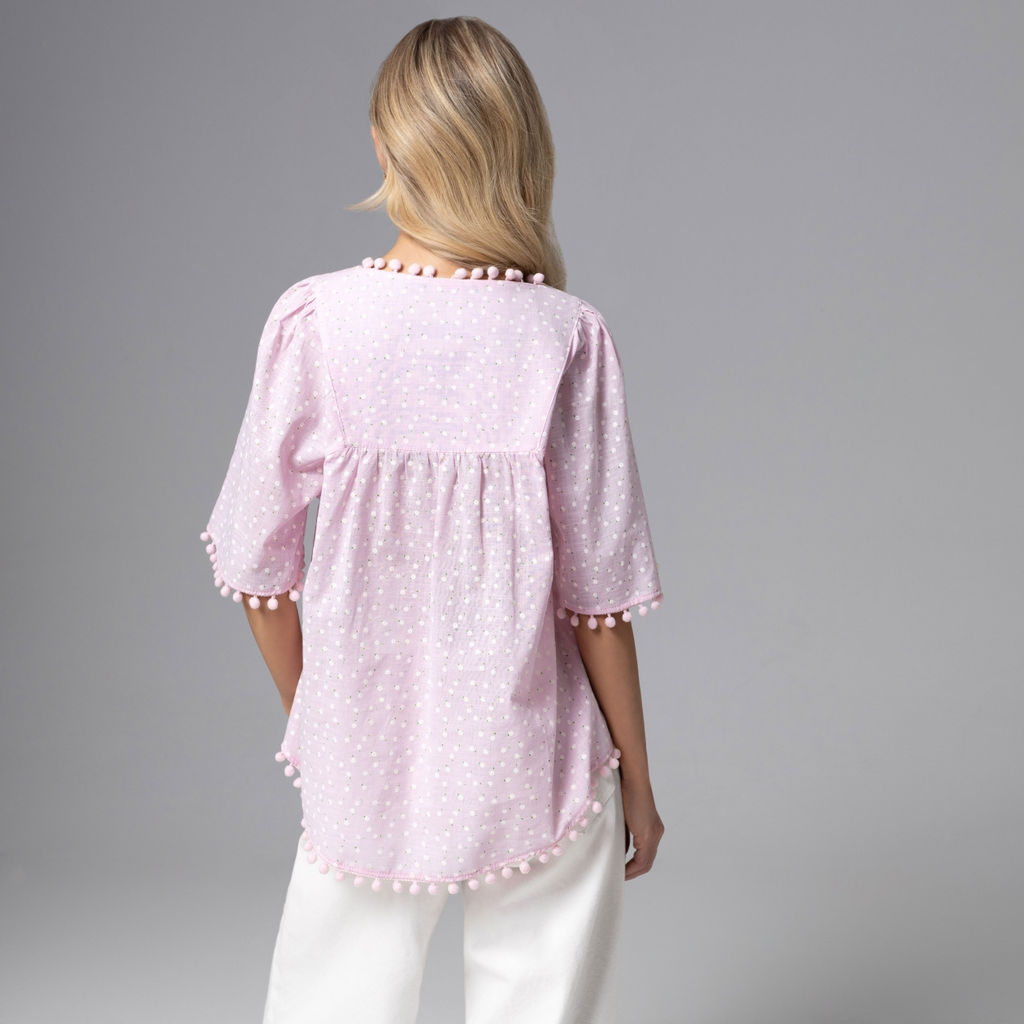 Блуза из 100% хлопка Летний фольклор - Charutti фото 11