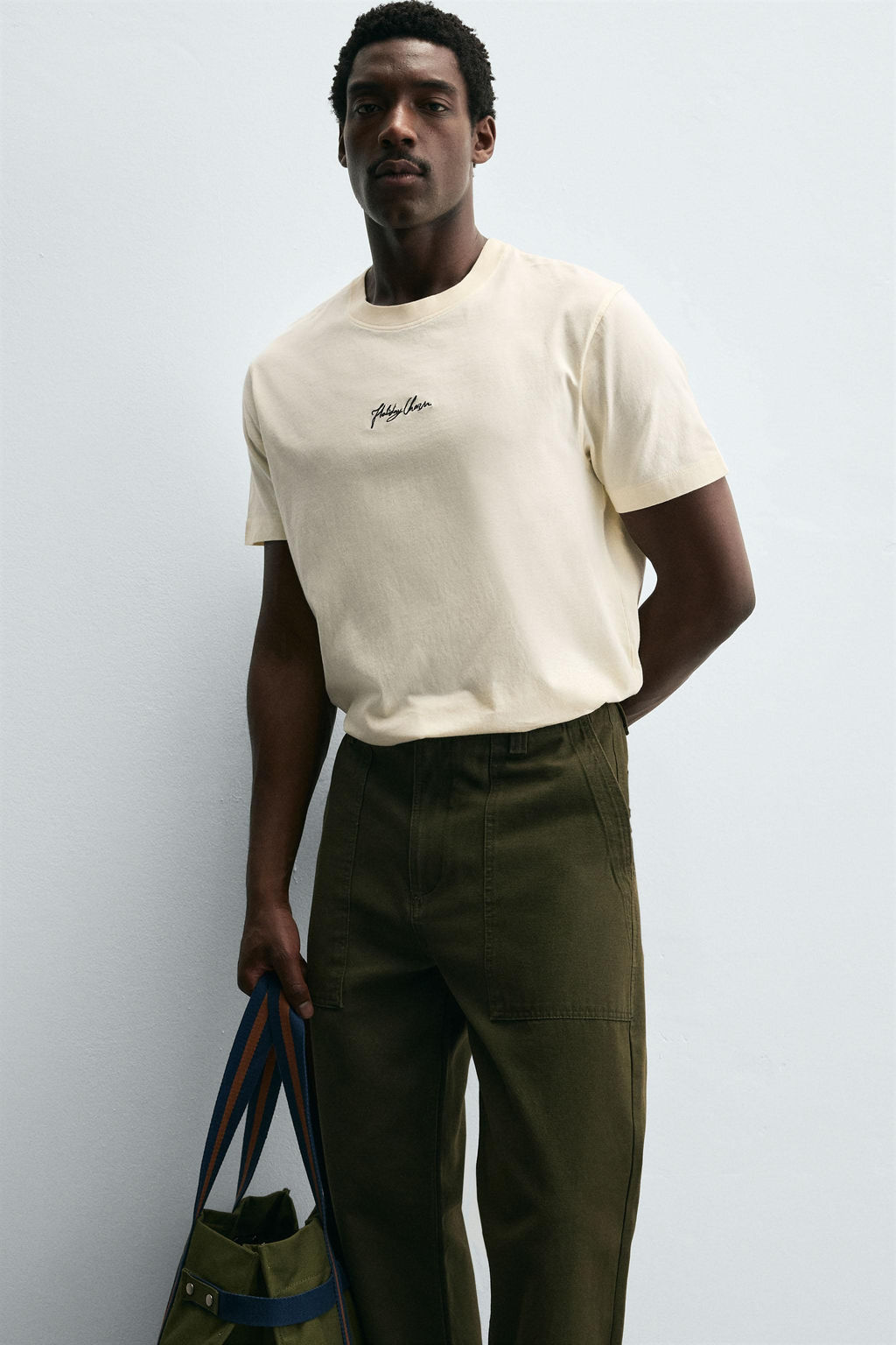 EMBROIDERED SLOGAN T-SHIRT - Zara фото 6