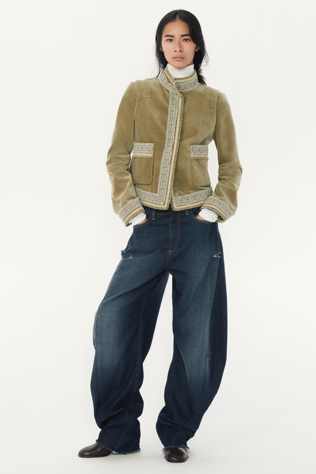 VELVET JACKET - THE ITEM ZARA WOMAN