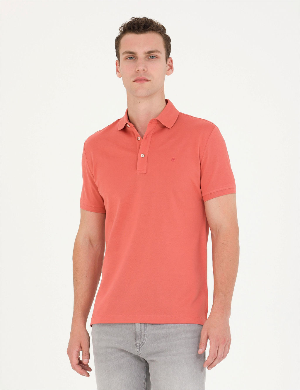 G_l Kurusu Slim Fit Basic Ti__rt - Pierre cardin фото 3