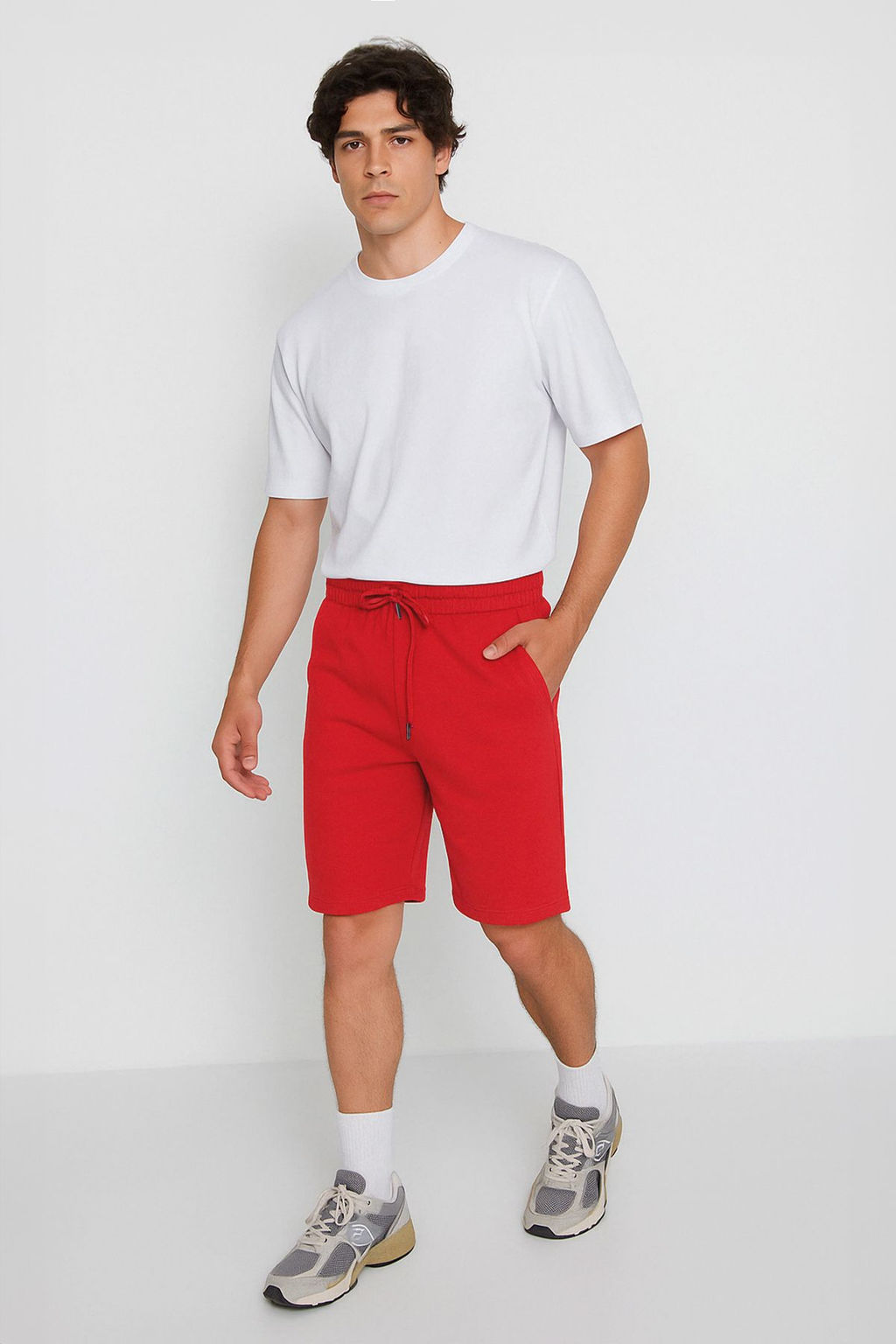 TRENDYOL MAN Bej Regular/Normal Kesim Basic Sort&Bermuda TMNSS20SR0068 - Trendyolmilla фото 52
