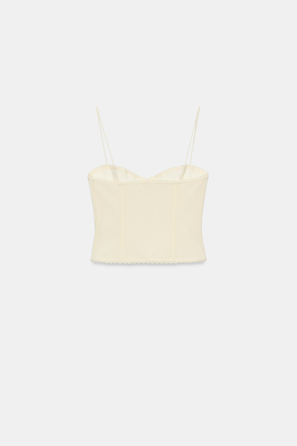 TOP CORSETERO FLORES / Amarillo claro - Zara фото 6