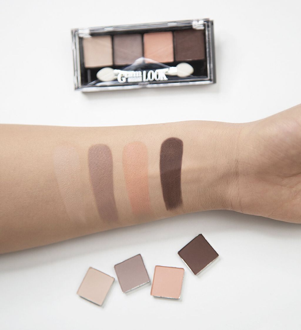 LuxVisage Тени Glam Look 4 х цв. матовые тон04 лиловая  фото 2