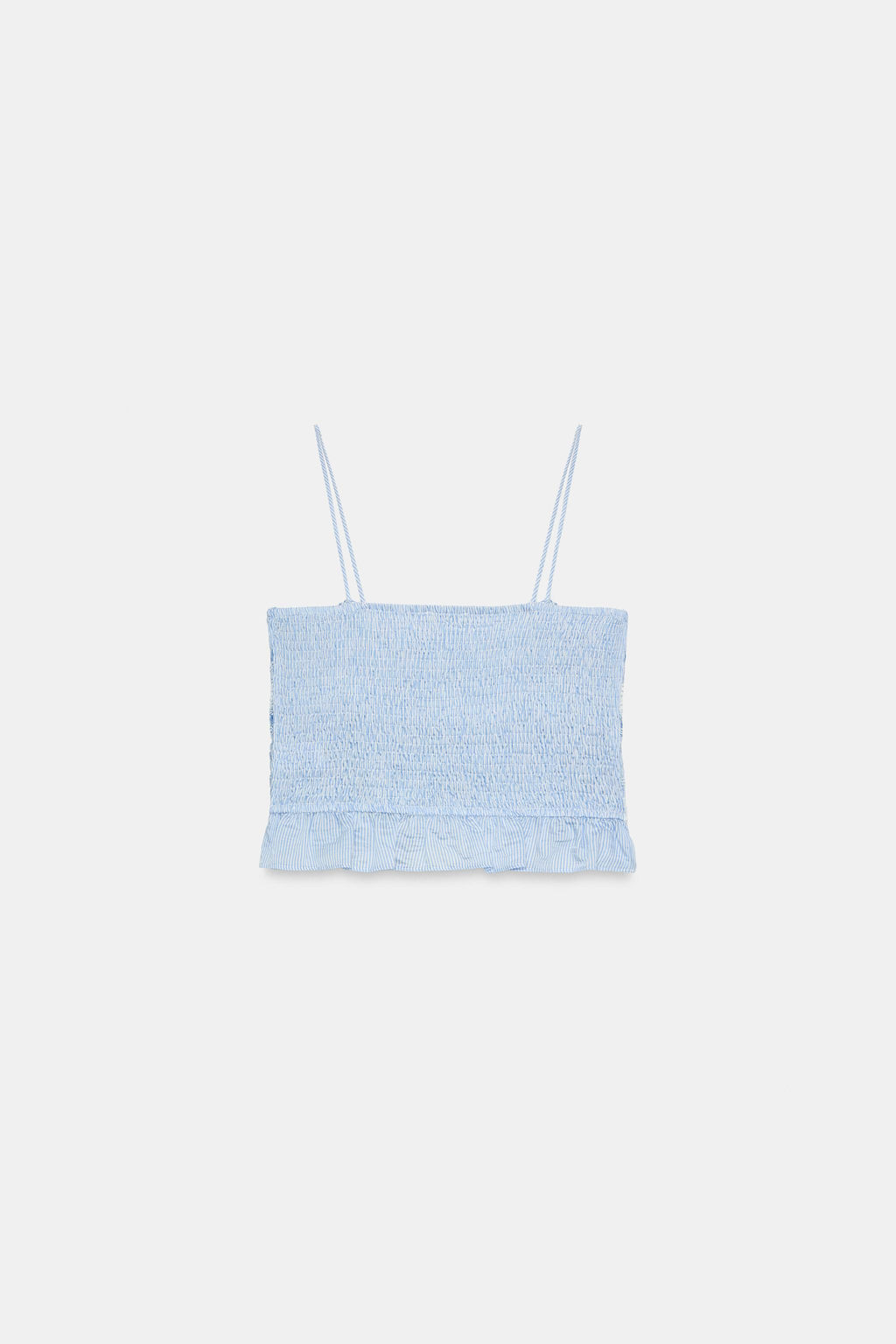 TOP NIDO DE ABEJA RAYAS / Azul / Blanco - Zara фото 7
