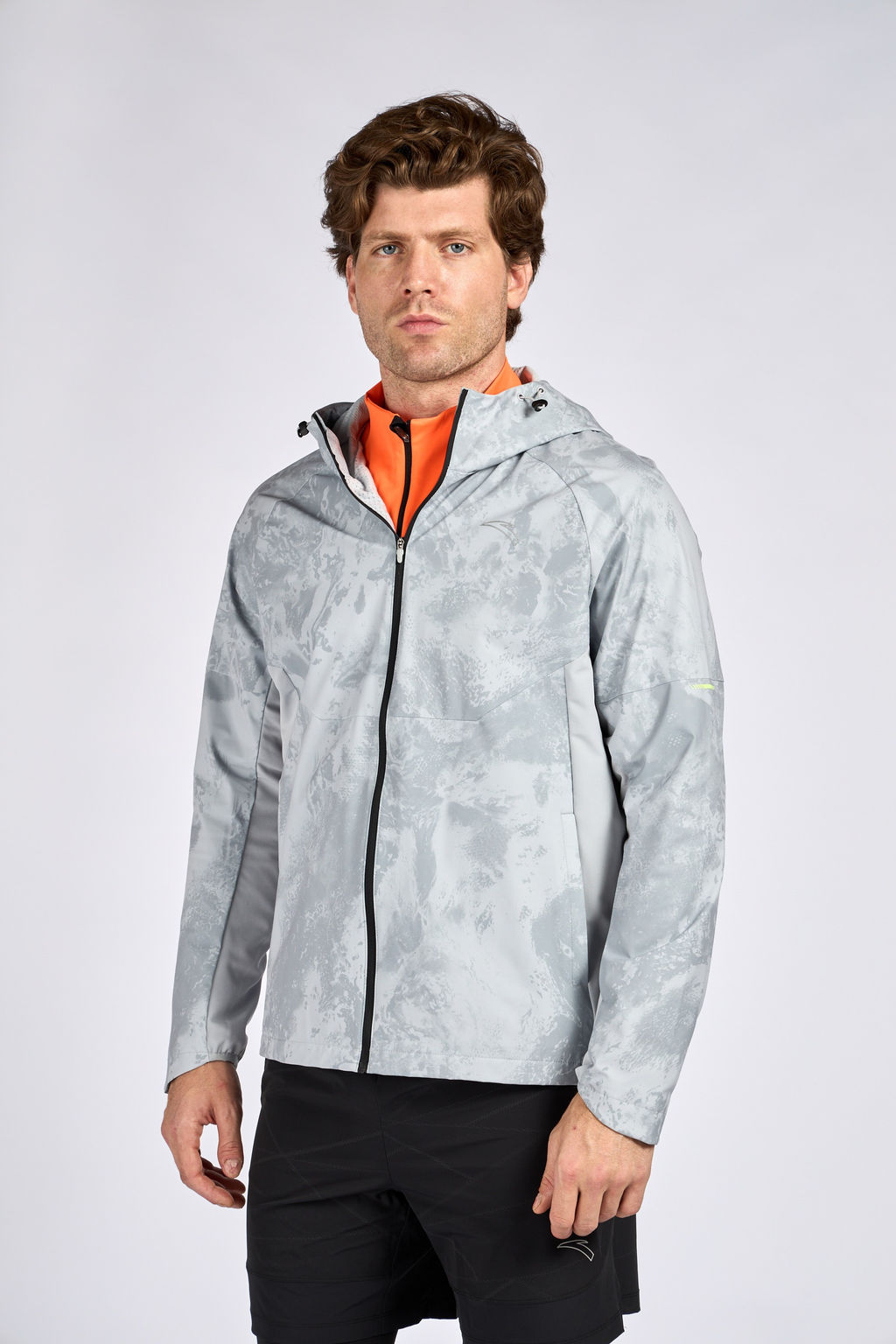 Куртка ADVANCED RUNNING A-RAIN RESISTANT Серый