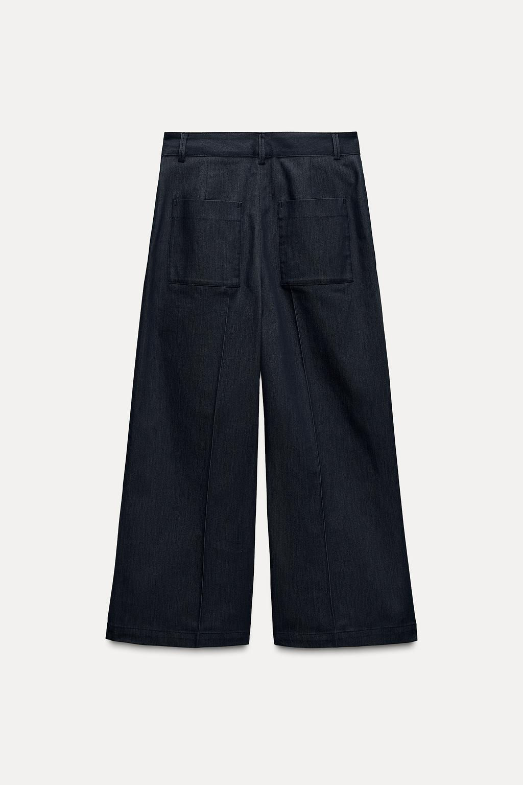 HIGH-WAIST CULOTTE TROUSERS - Zara фото 7