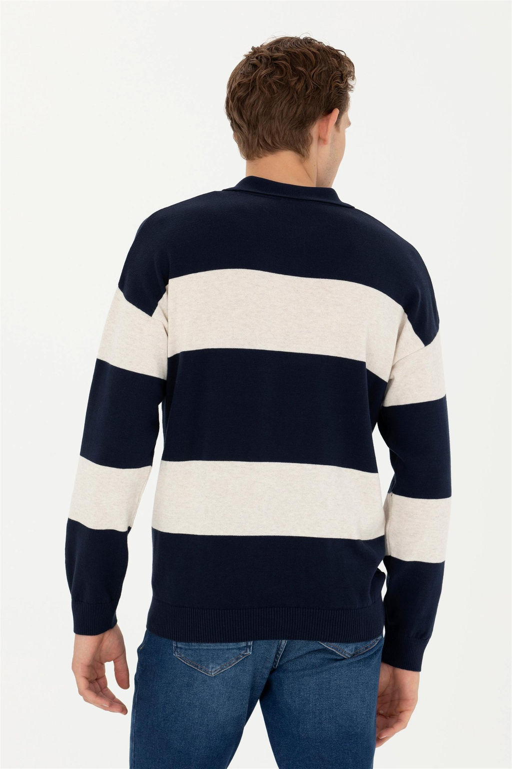 Мужской темно-синий свитер - U.s. polo assn фото 12