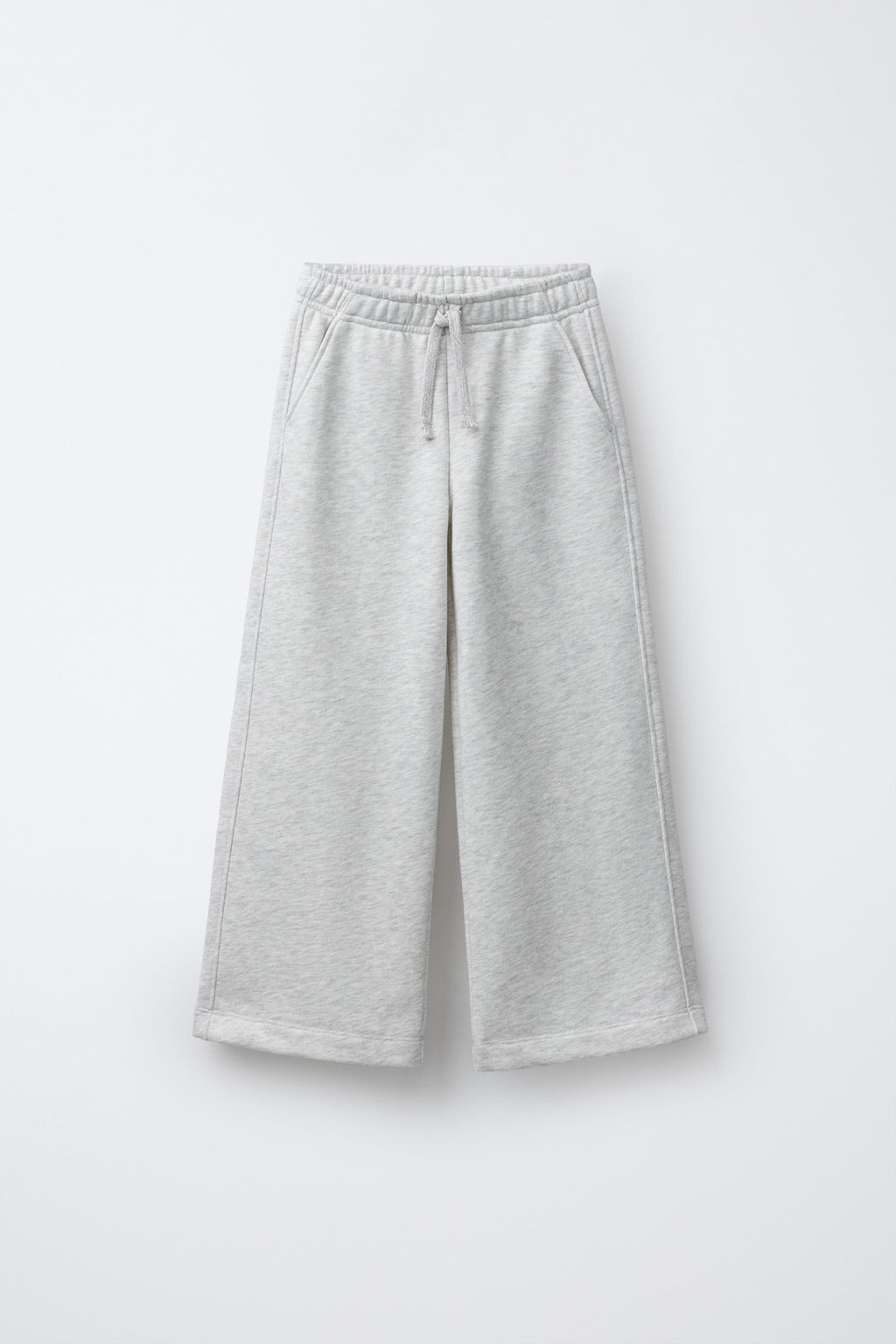 PANTAL?N FELPA WIDE LEG ESTRELLAS / Gris vigor? - Zara фото 2