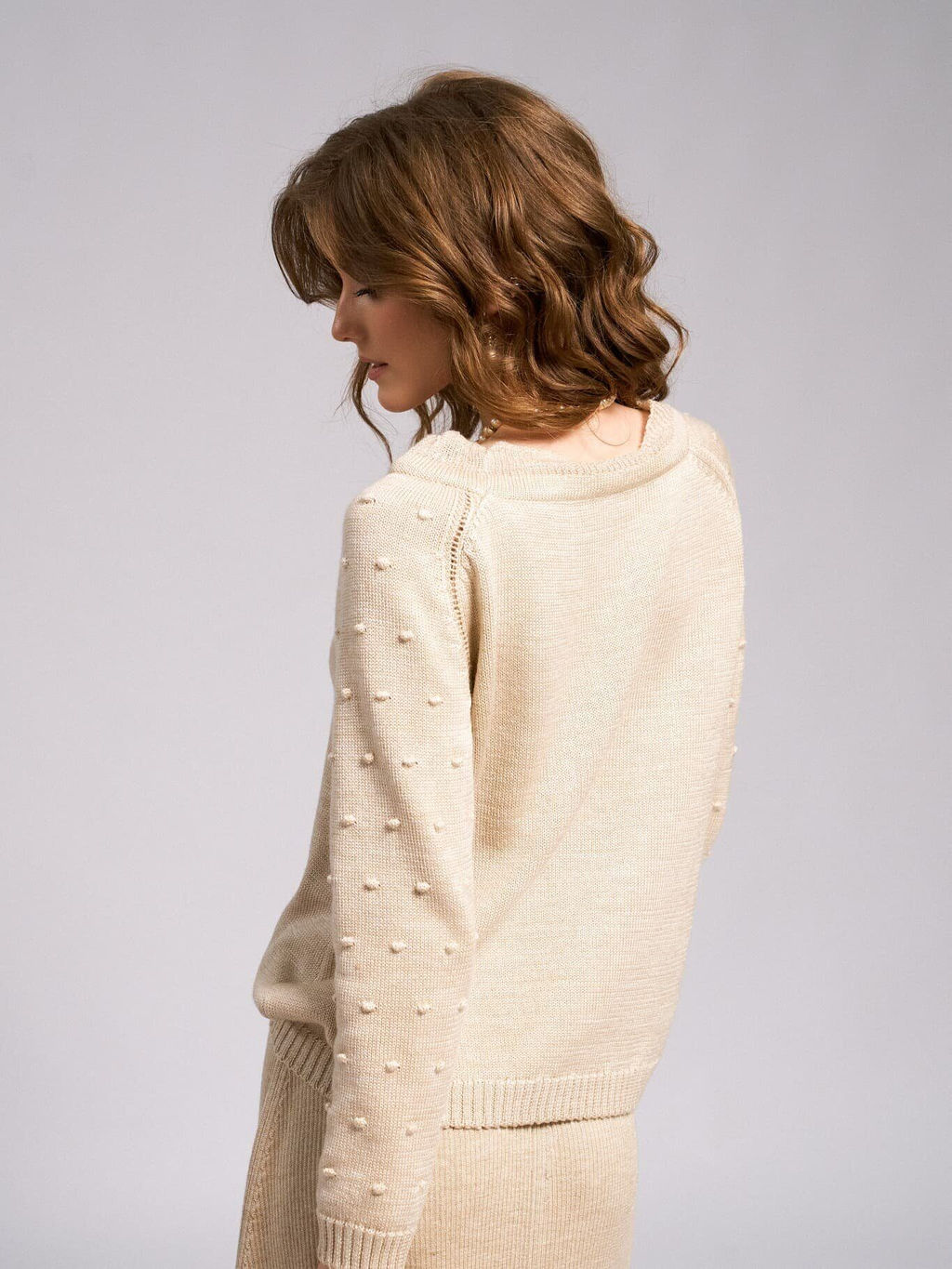 WW-2558 джемпер женский слоновая кость - Mozart фото 11