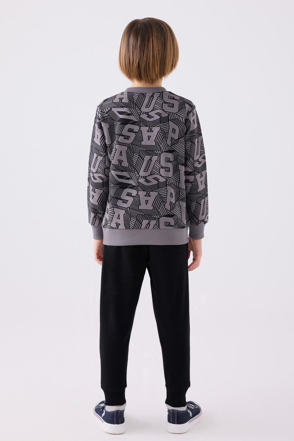 Темно-серый пижамный комплект для мальчика Неожиданная скидка в корзине - U.s. polo assn фото 4