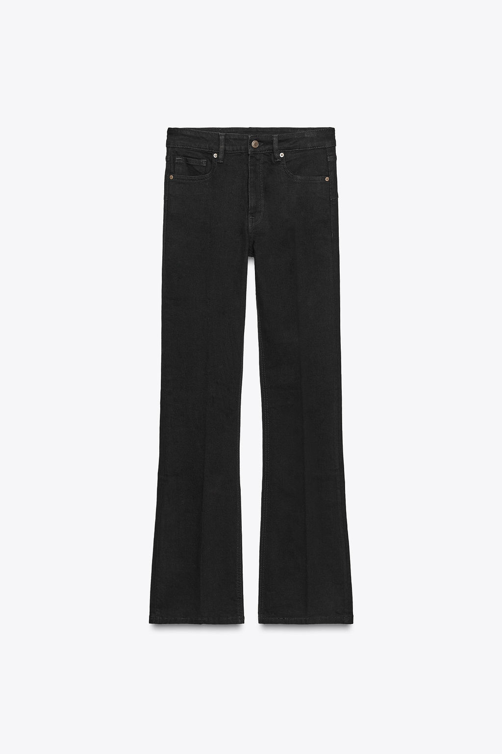 JEANS ZW COLLECTION BOOTCUT TIRO MEDIO / Negro - Zara фото 6
