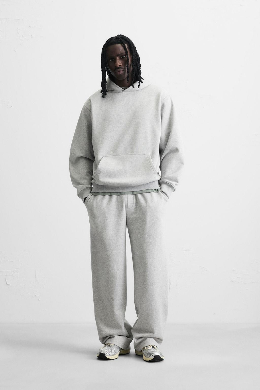 WIDE-LEG JOGGER TROUSERS - Zara фото 29