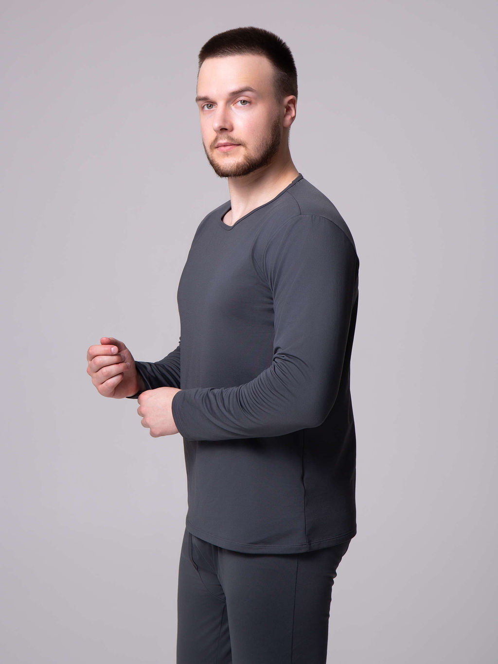 E2463-1 лонгслив мужской - Strobbs фото 4