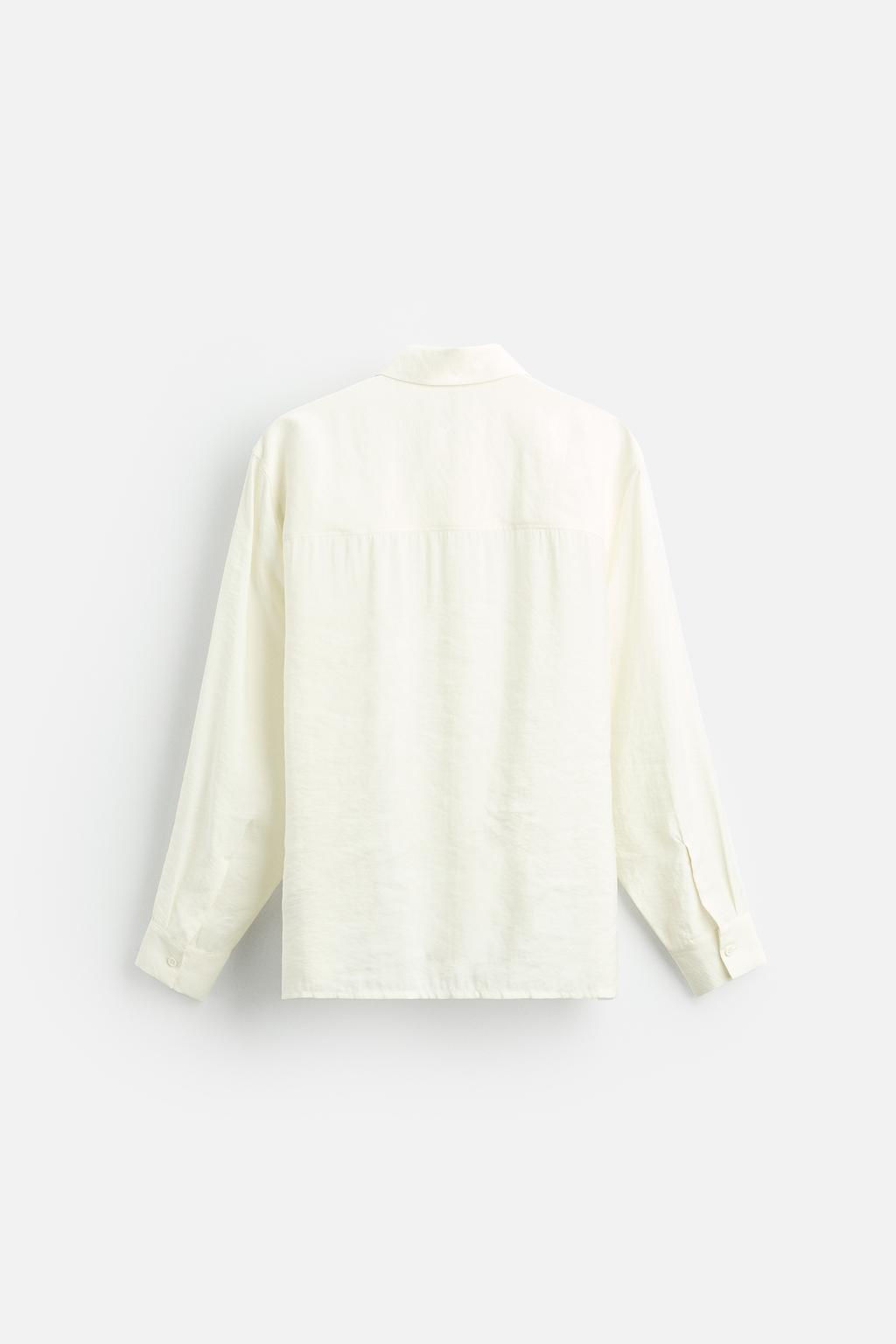 SHIRT WITH SIDE BUTTONS - Zara фото 19