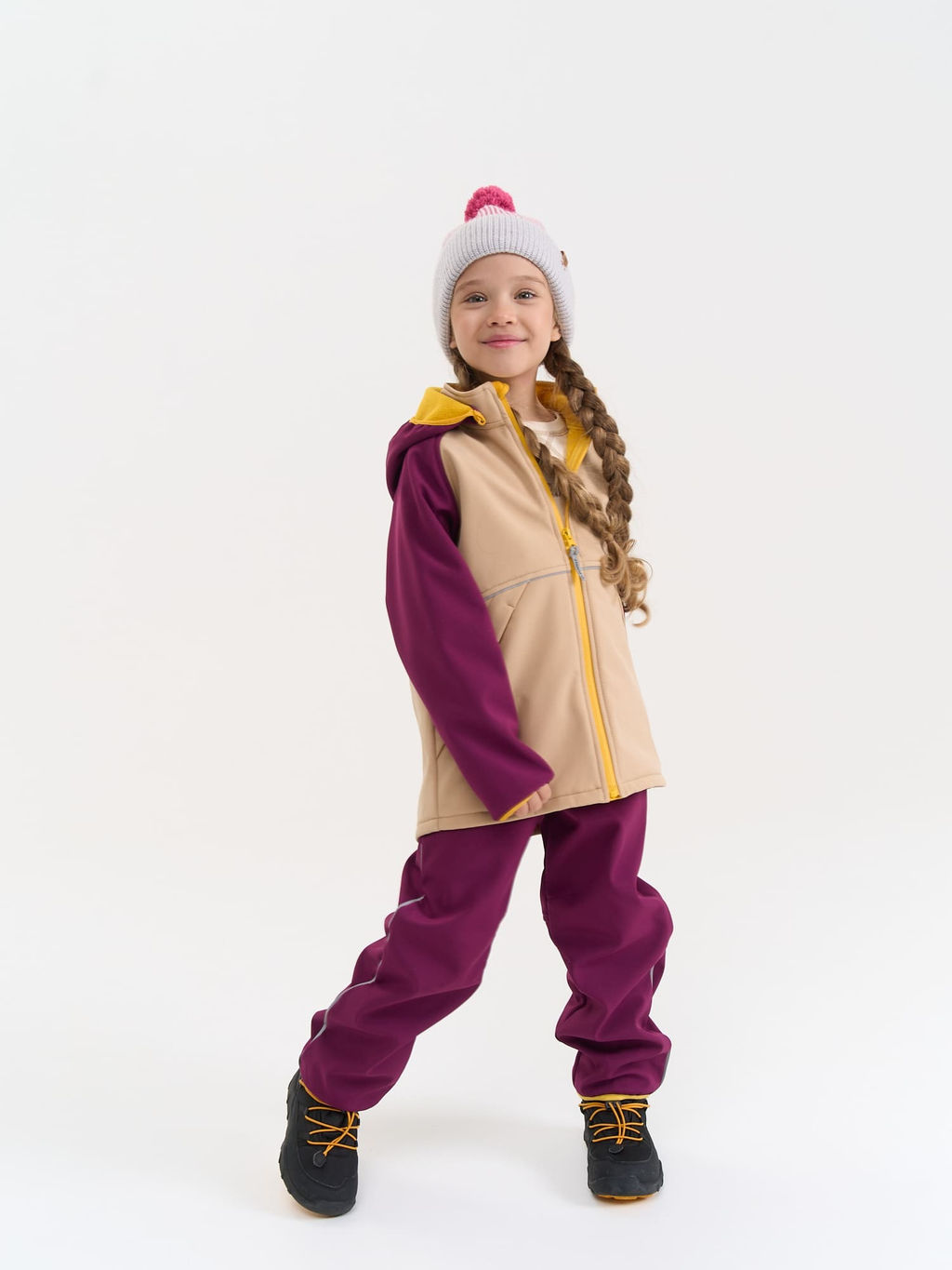 Куртка Softshell демисезонная Слива - Bungly фото 10