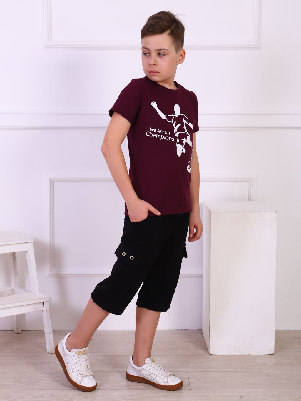 Футболка "Гол" бордо