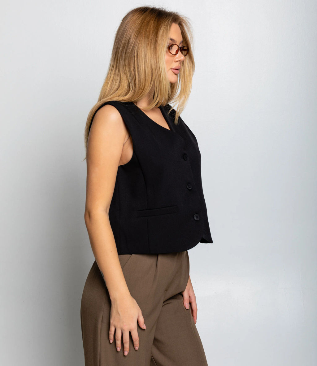 Жилет #КТ6001 (6), чёрный - Dommod фото 2