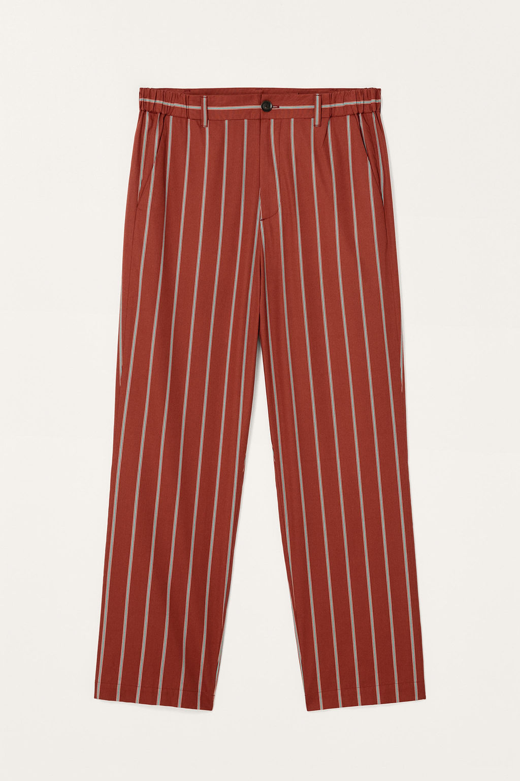 LIMITED EDITION STRIPED RELAXED FIT TROUSERS - Zara фото 5