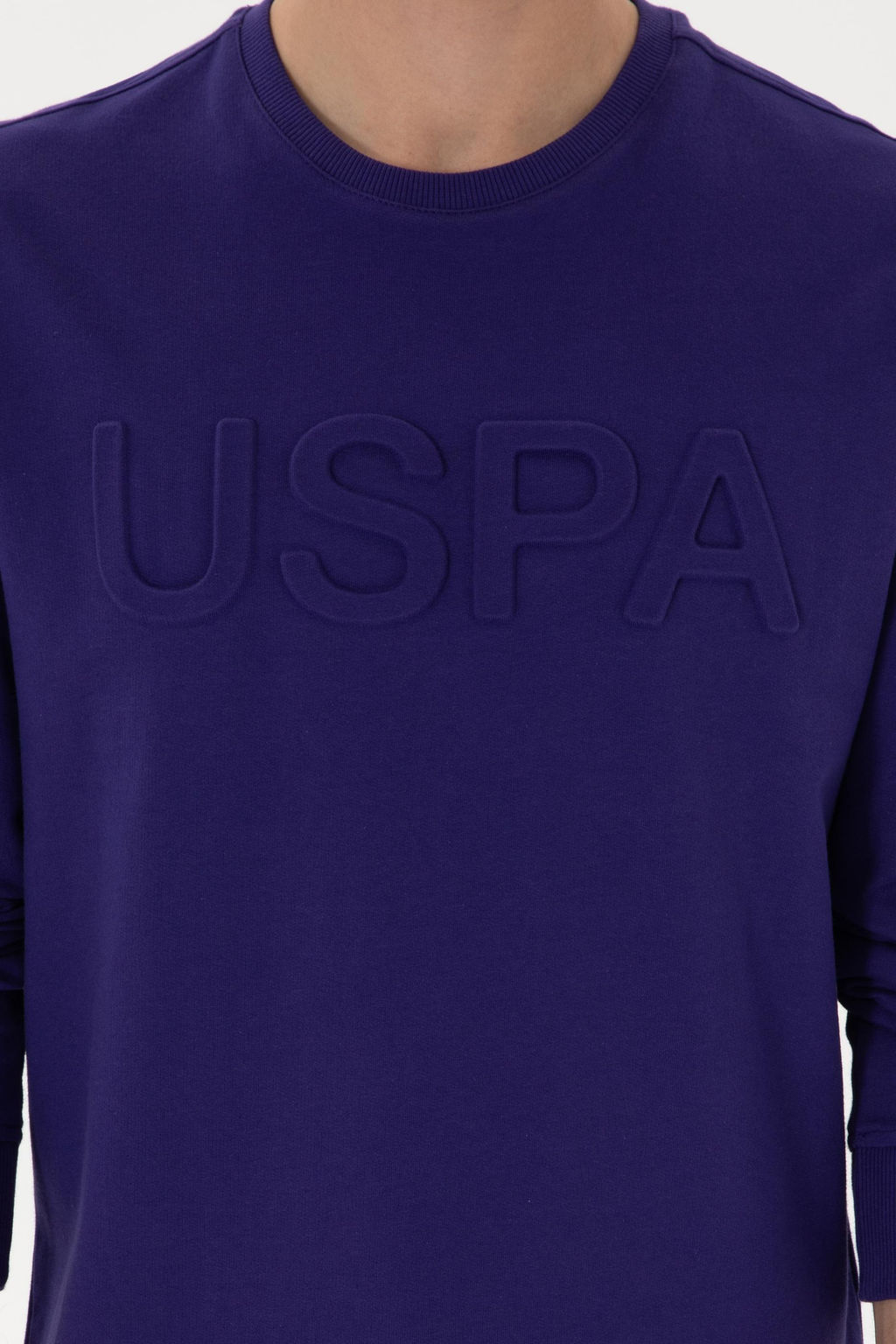 Erkek Mor Basic Sweatshirt - U.s. polo assn фото 6