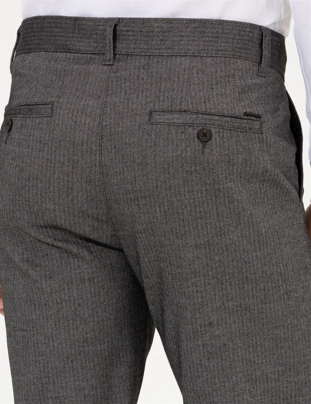 Antrasit Regular Fit _izgili Kanvas Pantolon - Pierre cardin фото 7