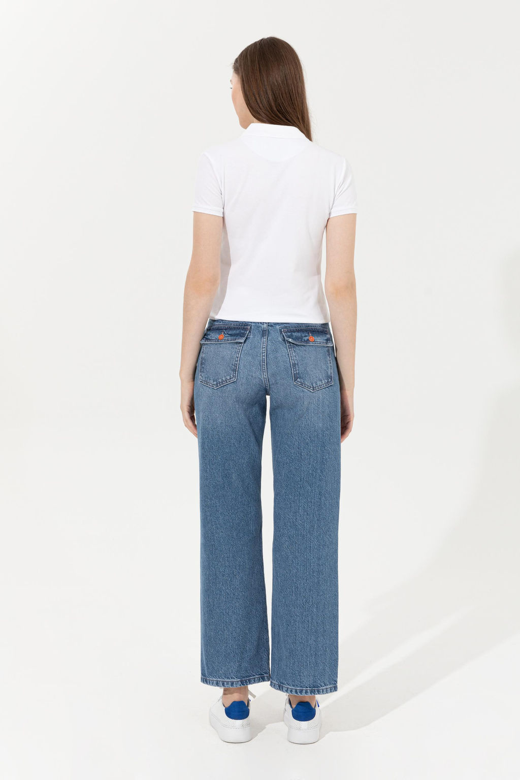 Женские зеленые джинсовые брюки Неожиданная скидка в корзине - U.s. polo assn фото 4