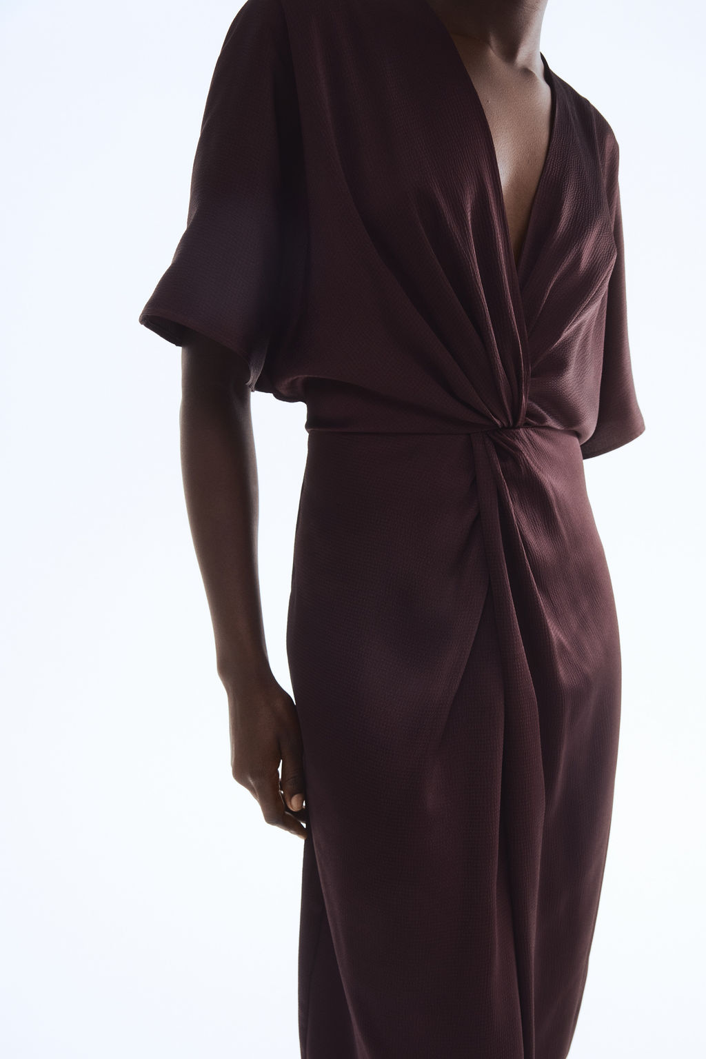 Vestido con detalle girado - H&m фото 3
