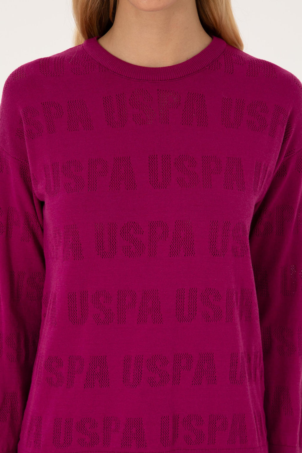 Kad_n Menek_e Bisiklet Yaka Kazak - U.s. polo assn фото 6