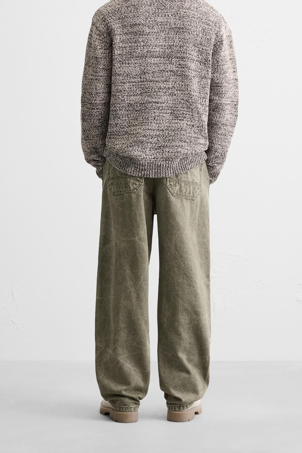 WASHED CARPENTER TROUSERS - Zara фото 30