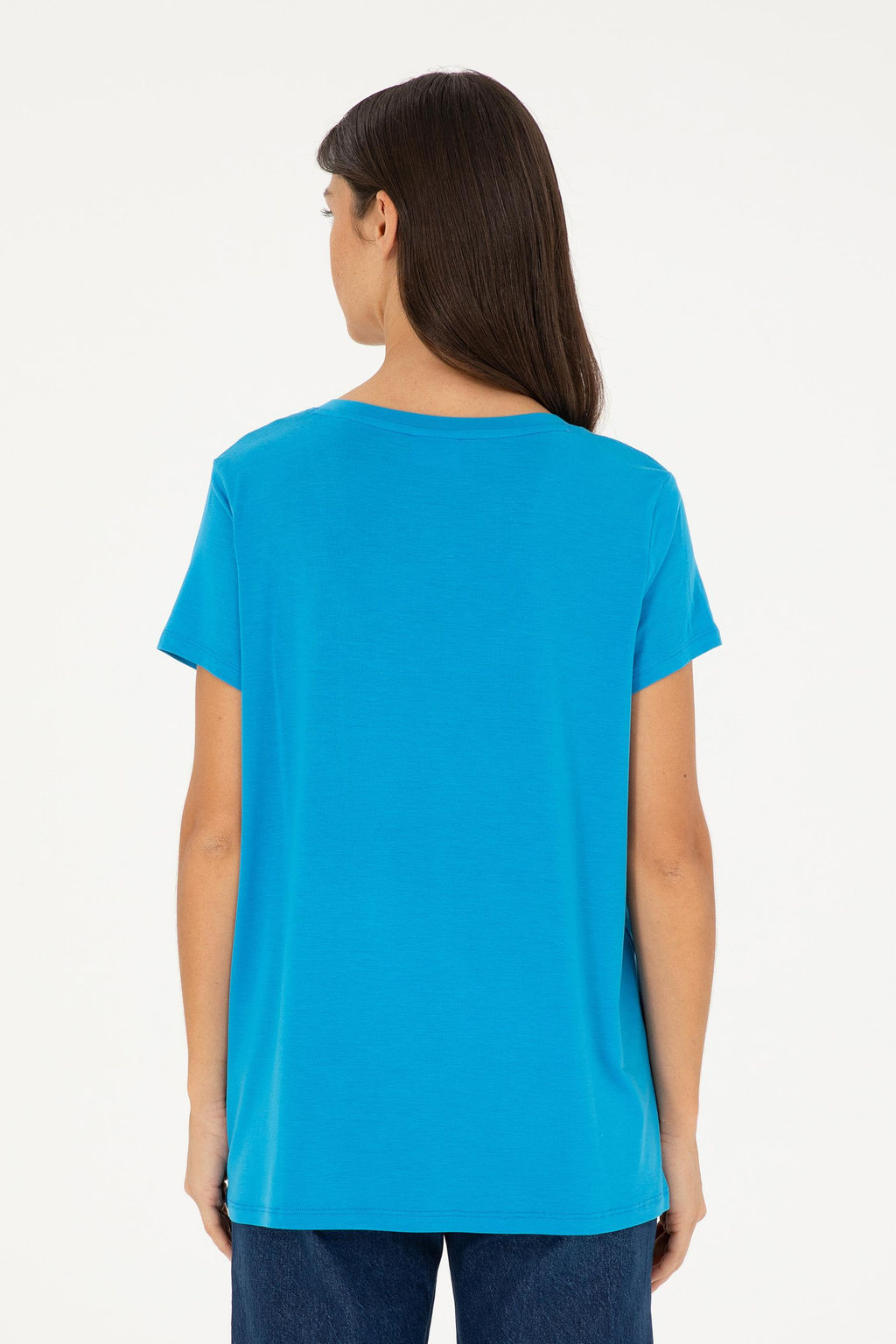 Женская базовая футболка Saks Неожиданная скидка в корзине - U.s. polo assn фото 5