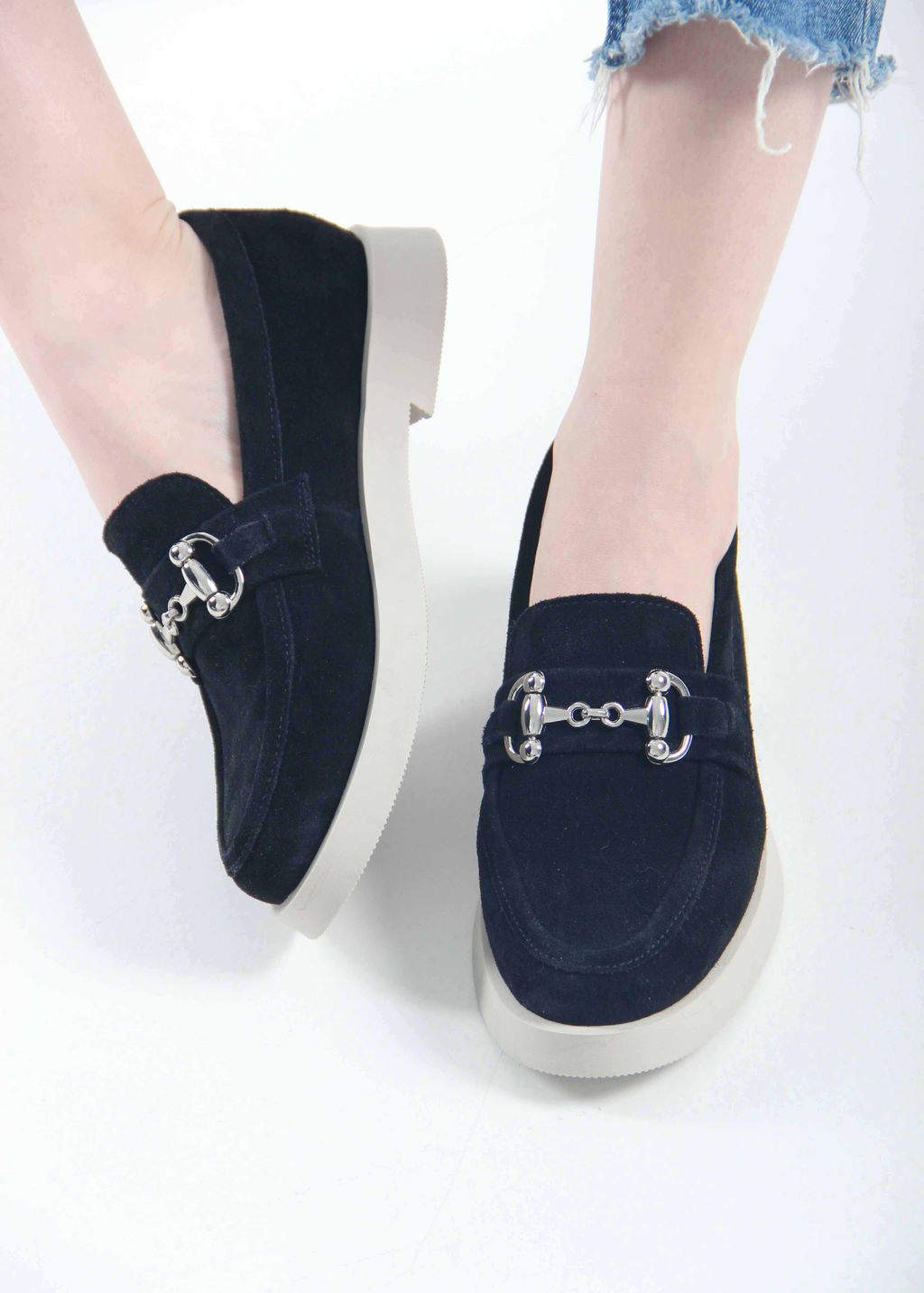 Лоферы туфли 172.1841be. черная замша