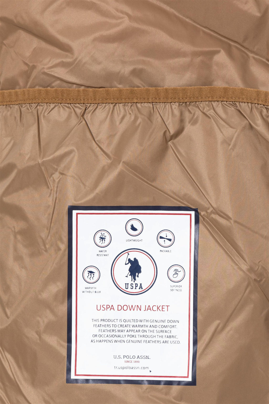 Мужское пальто светло-коричневого цвета Неожиданная скидка в корзине - U.s. polo assn фото 7