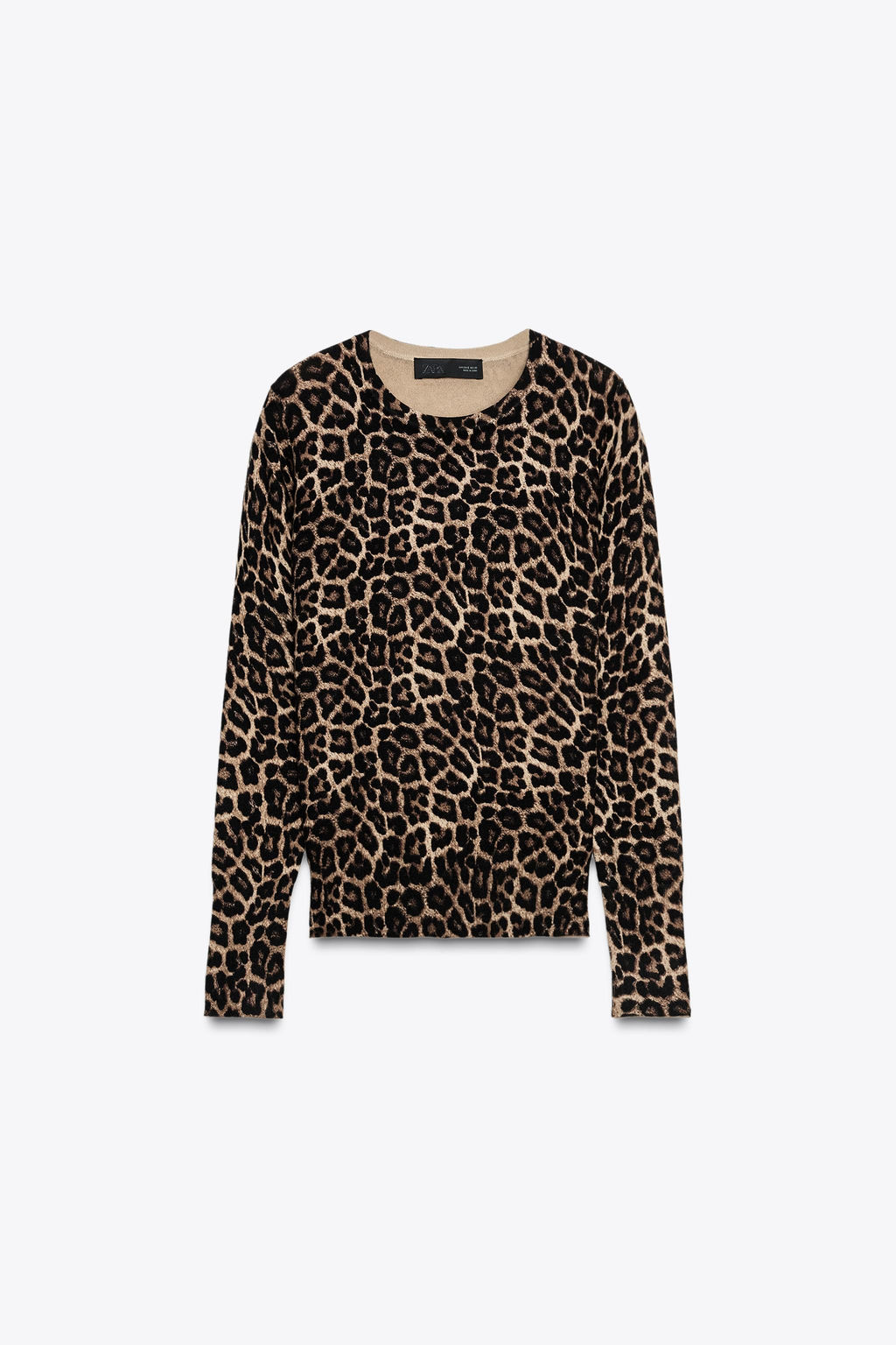ANIMAL PRINT KNIT SWEATER - Zara фото 7