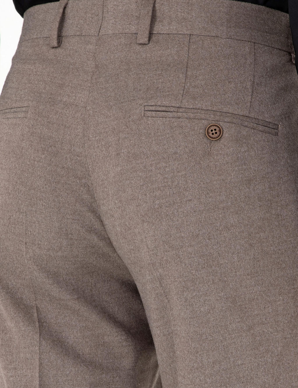 Норковые брюки узкого кроя из ткани - Cacharel фото 6