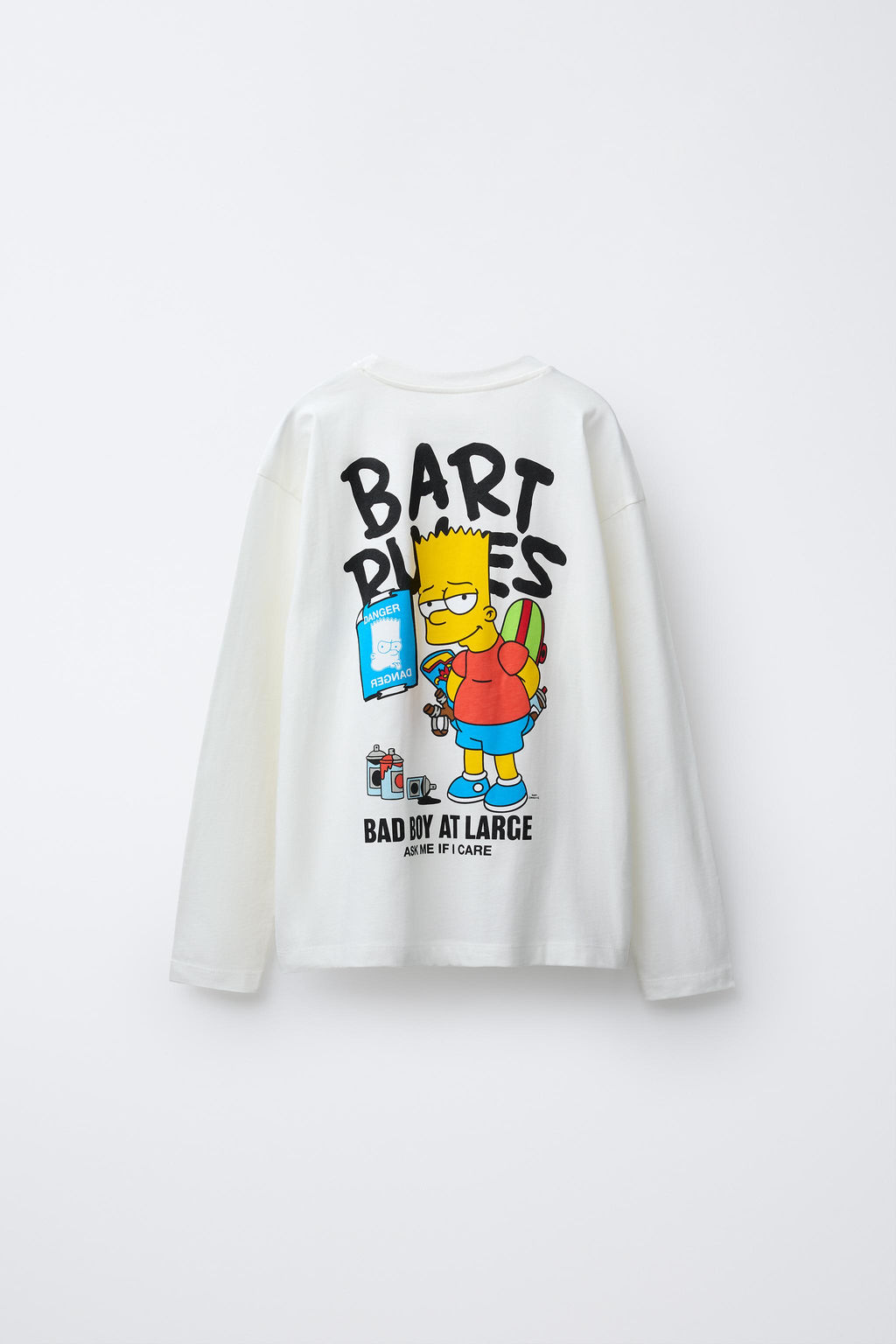 BART THE SIMPSONS MATT GROENING PRINT T-SHIRT - Zara фото 2