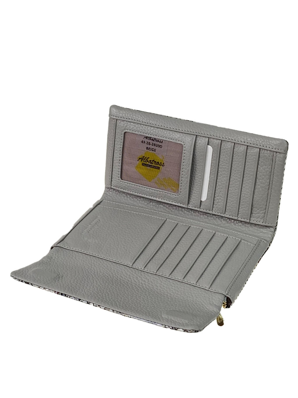 Женский кошелек с фермуаром из натуральной кожи, мультицвет - Greta фото 6