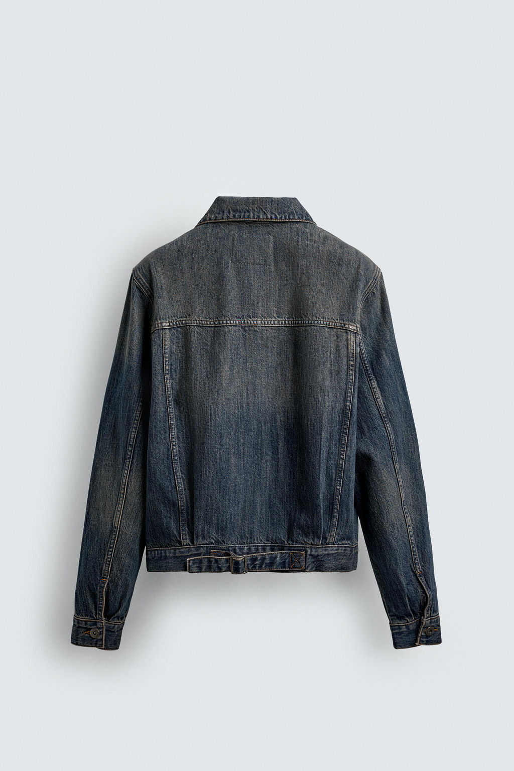CROPPED FIT DENIM JACKET - Zara фото 8